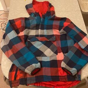 Nike reversible light 1/4 zip pullover jacket